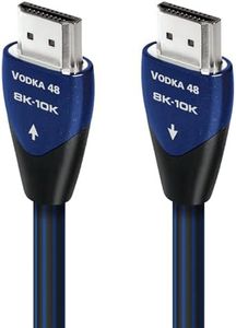 AudioQuest Vodka 48 2.1 HDMI Cable - 8K/10K Ultra HD, Gaming, High-Speed, 48Gbps, HDR, eARC - 3m