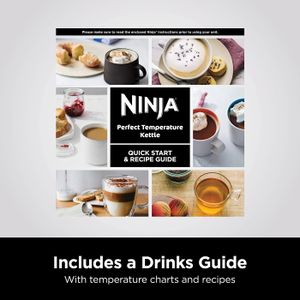 Ninja 1.7L Temperature Control Kettle – Rapid Boil, LED Display, Stainless Steel