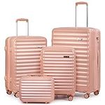 Coolife Luggage Suitcase 4 Piece Se