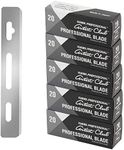 Feather Artist Club Professional Razor Blades - (5 Pack of 20) - Single Straight Edge Razor Blade Refills for Shaving - For Men & Barber