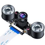 MakerHawk IR camera fisheye night vision infrared RPI camera module 5MP OV5647 adjustable fisheye camera video 1080p compatible with Raspberry Pi