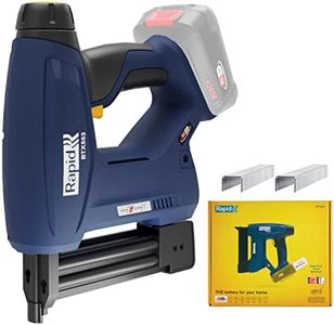 Rapid BTX553 - Agrafeuse Murale 18V P4A, Agrafeuse Électrique Sans Fil à Batterie pour Agrafes N°53 à Fil Fin & Pointes N°8 - Batterie Non Incluse (5001509)