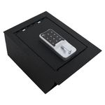 JIKE Center Console Gun Safe - Console Gun Vault Compatible with 2016-2023 Honda Ridgeline, Passport, and 2016-2022 Pilot, High Security Armrest Lock Box with Electronic Keypad Lock.