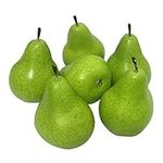 J-Rijzen 6pcs Fake Pears Artificial