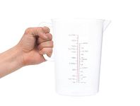 Acense Polypropylene Measuring Jug, Precise Measurement, Perfect Narrow Stem, Spillage-Free, Multi-Purpose Flour, Ground Almonds, Sugar, Milk, Oil, Dishwasher Safe, Capacity: 2ltr/70.5fl.oz