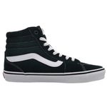 Vans Men's Filmore Hi Sneaker, Suede Scarab/White, 9 UK