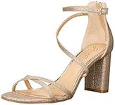 Badgley Mischka Women's Devorah Heeled Sandal, Gold Glitter, 6.5 UK