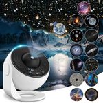 13 in 1 Planetarium Star Projector, Mexllex Realistic Galaxy Light Projector with 12 Planet Discs, Starry Sky Night Light Projector Lamp, Moon Night Light for Kids Adults Ceiling Bedroom Living Room