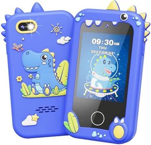 UCIDCI Kids Smart Phone Toys for Girls Toddler Phone Toys with Learning Games, Christmas, Birthday Gifts for 3 4 5 6 7 Year Old Boys Blue