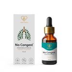 Herb Tantra No Congest Steam Oil | Eucalyptus Essential Oil for Cold, Cough, Sinus Congestion & Blocked Nose Relief | Use in Steamer, Humidifier