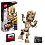 LEGO Marvel I am Groot Buildable Toy, Guardians of the Galaxy 2 Set Featuring a Collectable Baby Groot Model Figure, Gift Idea for Kids, Boys, Girls and Avengers Fans 76217