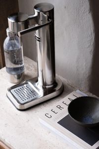 Aarke Carbonator 3 Sparkling Water Maker – Steel Finish, 2 x 800ml PET Bottles
