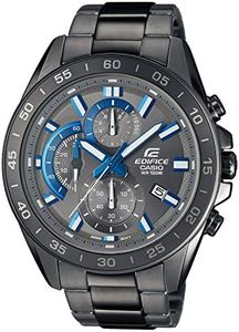 Casio Reloj Analógico para Hombre de Cuarzo con Correa en Acero Inoxidable EFV-550GY-8AVUEF