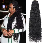 COOKOO 24 Inch New Goddess Locs Cro