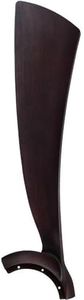 Fanimation BPW8530-56DWA Wrap Set of Three-56 inch-DWA Ceiling Fan Blades, Dark Walnut