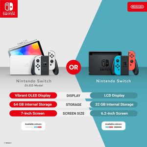 Nintendo Switch OLED Console – White