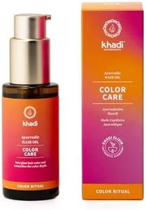 khadi COLOR CARE Huile Capillaire Ayurvédique, fixe et intensifie les colorations végétales, 100% naturel, vegan et sans ingrédients synthétiques, Cosmétiques naturels certifiés, 50ml