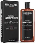 Viking Revolution - Face Moisturizer For Men - 180ml - Mens Face Moisturizer - Natural Face Moisturizer With Acid Hyaluronic, Aloe Vera & Jojoba Oil - Anti Wrinkle, Anti Aging Moisturizer For Face - Hydrate & Protect