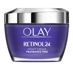 Olay Regenerist Retinol24 Night Face Cream Moisturiser With Retinol and Vitamin B3 50 ml, Fragrance Free