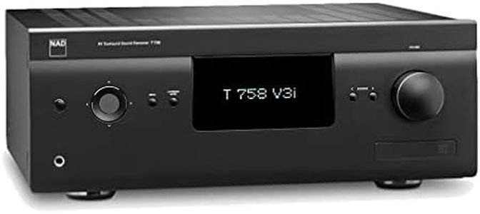 NAD T758 V3i - A/V-Receiver - 4K Ultra HD Video-, Dolby Atmos- und DTS-X, Apple Airplay 2, BluOS, je 60W@8Ohm