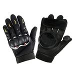 Hellery 2Pcs Longboard Slide Gloves Skateboard Gloves Foam Downhill Longboarding Skate Gloves with Slider Puck