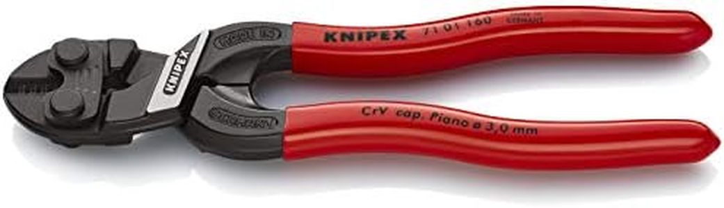 KNIPEX Tools - CoBolt S, Compact Bolt Cutter (7101160), 6 1/4-Inch, Black