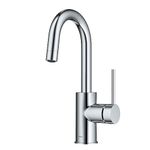 Kraus KPF-2600CH Modern Mateo Single Lever Kitchen Bar Faucet, Chrome