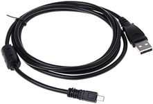 PlatinumPower USB Data Cable Cord For Panasonic Lumix DMC-FZ150, DMC-FZ200, DMC-FZ300, DMC-FZ330