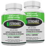 Estrohalt 120 tablets- Estrogen-Blocker for Men & Women DIM Supplement Vitamins (Diindolylmethane) & Indole 3 Carbinol (I3C) Natural Anti Aromatase Support for Estrogen and Hormone Balance