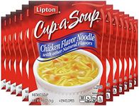 SOUP SECRETS Lipton Cup-a-Soup Instant Soup For a Warm Cup of Chicken Noodle Soup Made With Real Chicken Broth Flavor 1.8 oz 4 ct, Pack of 12