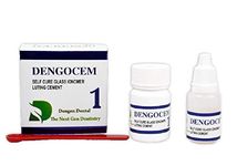 Dengen Dental Glass Ionomer Luting Cement Powder-15g, Liquid- 10ml