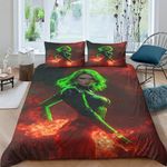 epivo cartoon Style 3D Digital Print comics Bedding Sets comics Print Duvet Cover Sets Soft Microfiber 3Pcs Quilt Cover with Zipper Closure