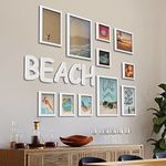 RANDOM Photo Frame For Wall Set 3D Collage photo frames For Home Decoration, Wall Decor (Beach)