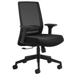 Safco Products Medina Extended-Height Office Chair, Black