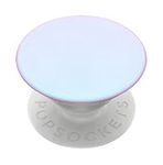 PopSockets: PopGrip Expanding Stand and Grip with a Swappable Top for Phones & Tablets - Color Chrome Mermaid White