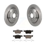 Transit Auto Rear Disc Brake Rotors And Ceramic Pads Kit Replacement For 2022-2023 Ford Maverick K8T-104518