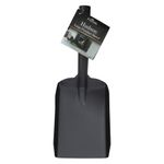 JVL Hudson Fireplace Shovel, Black, Large