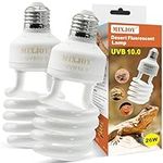 MIXJOY 2 Pack UVB Bulbs for Reptile