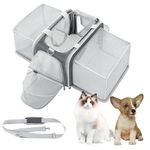 TSA approved pet carrier with 3 sides expandable,17L*11W*11H for 1 medium cat under 12 lbs / 1 small dog under 8-10 lbs.for Delta American United airlines and car travel.