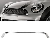 Upper Grille Surround Trim Hood Molding 51132751040 for Cooper R55 R56 R57 Base LCI R58 R59 S JCW 2011to 2013 R56 LCI Center Grille Replacement (Electroplate)