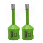 FACHLICH Diamond Core Drill Bits 6mm Tile Hole Saw 2pcs Vacuum Brazed for Porcelain Tile Ceramic Granite Marble