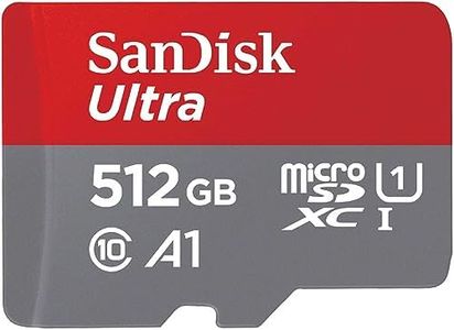 SanDisk Ultra SDSQUAC-512G-GH3MA MicroSD Card, UHS-I U1, Class 10, Nintendo Switch, Manufacturer's Operation Verified, Simple Design Package
