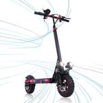 11" Electric Scooter Adults Powerful Motor 48V18Ah Battery Range up to 45-50km 3 Speed Modes Dual Brakes Multi-Shock Foldable Aluminum Alloy E Scooter Load Capacity 150Kg