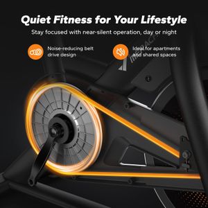 MERACH Magnetic Exercise Bike – Indoor Stationary Cycling Machine