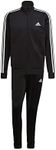 adidas GK9651 M 3S TR TT TS Tracksuit Mens top:Black/White Bottom:Black/White 6