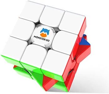 Monster Go 3Ai, 3x3 Speed Cube MG356 Smart Cube Intelligent Tracking Timing Movements Steps with CubeStation App(Standard Package)