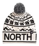 THE NORTH FACE Tuke Beanie Hat Gardenia White-TNF Black One Size