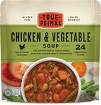 True Primal Chicken & Vegetable Soup 8-pack, Ready to eat, Gluten free, Paleo, Pastured chicken, Whole30, Bone broth