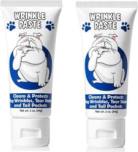 Squishface Wrinkle Paste - 2 Pack - Bulldog, French Bulldog, Pug, English Bulldog – Cleans Wrinkles, Tear Stain, Tail Pockets, and Paws – Anti-Itch Tear Stain Remover & Bulldog Wrinkle Cream, 2 Oz.