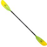 Werner Camano Fiberglass Bent Shaft Kayak Paddle (Gradient Citrus, 230 cm)